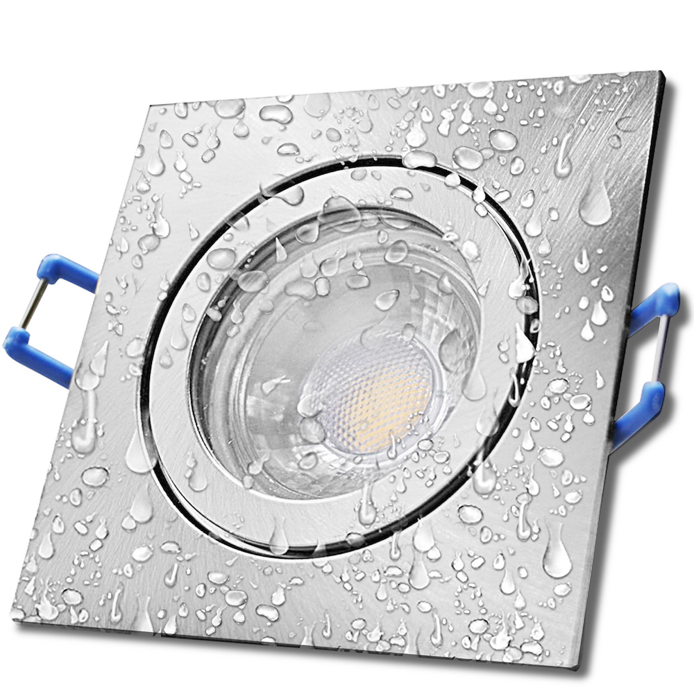 IP44 Aqua 5W LED Duschen Badezimmer Feuchtraum Decken Einbaustrahler 220Volt 