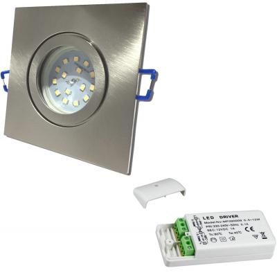12Volt | SMD LED Bad Einbauleuchten IP44 | 3Watt | LED Trafo dabei