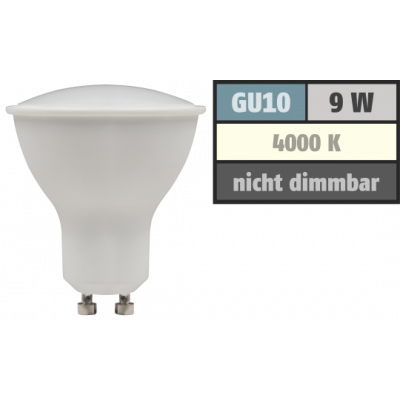 SMD LED Einbaustrahler Tom | 230Volt | 9 Watt | 900 Lumen | Silber