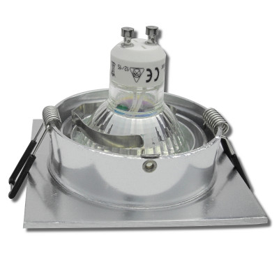 SMD LED Einbaustrahler / 230Volt / 5Watt / Aluminium / Drehbar /