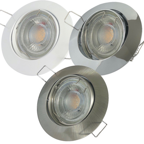 Einbauleuchte Jan / LED / DIMMBAR / 230Volt / 7W / Aluminium / Gu10 Fassung / 450 Lumen