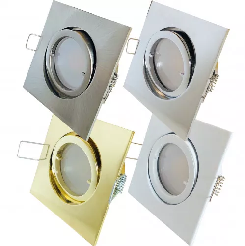 9 Watt LED Einbaustrahler Dario | 900 Lumen | 230Volt | Gu10 Fassung | IP20