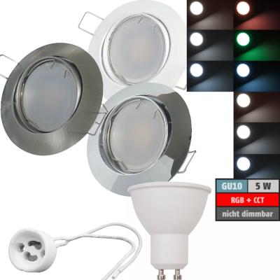 LED Modul Einbaustrahler Jan | 230V | 5W | Smart Wifi | RGB + CCT | GU10