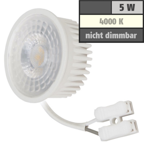 MCOB LED-Modul, 5Watt, 400 Lumen, 230Volt, 50 x 23mm, Neutralweiss, 4000Kelvin