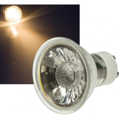 MCOB LED Einbaustrahler Tom / 230V / 7Watt / Eckig / Silber / Weiss