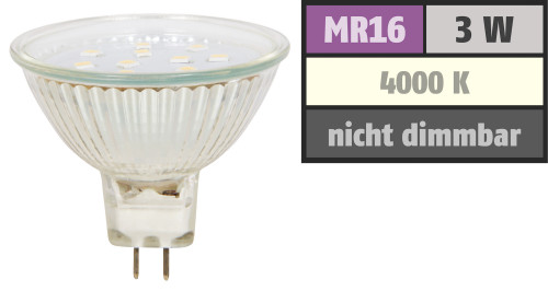 12Volt SMD LED Bad Einbaustrahler Marina | IP44 | 3 Watt | LED Trafo dabei