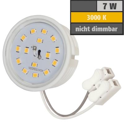 Flacher SMD LED Einbaustrahler Timo / 220Volt / 7Watt LED Lampenmodul / ET=32mm