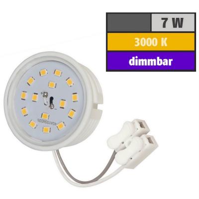 LED Einbaustrahler Tom | Flach | 230V | 7W | ET-28mm | Edelstahl gebürstet | DIMMBAR