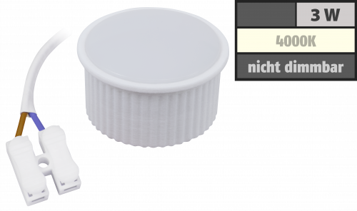 SMD LED-Modul, 3Watt, 270 Lumen, 230Volt, 50 x 25mm, Neutralweiss, 4000Kelvin
