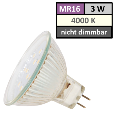 12Volt LED Einbaustrahler Jan | 5Watt | Gu5.3 Sockel | MR16 Fassung | Mit LED Transformator