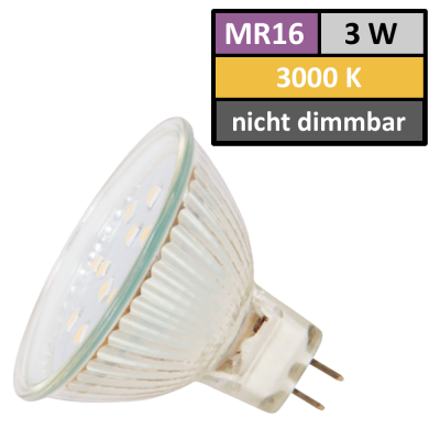12Volt LED Einbaustrahler Jan | 5Watt | Gu5.3 Sockel | MR16 Fassung | Mit LED Transformator