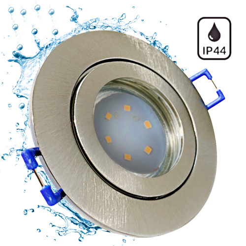 Step Dimmbar | 5W SMD LED Bad Einbauleuchte Marina 230 Volt | IP44