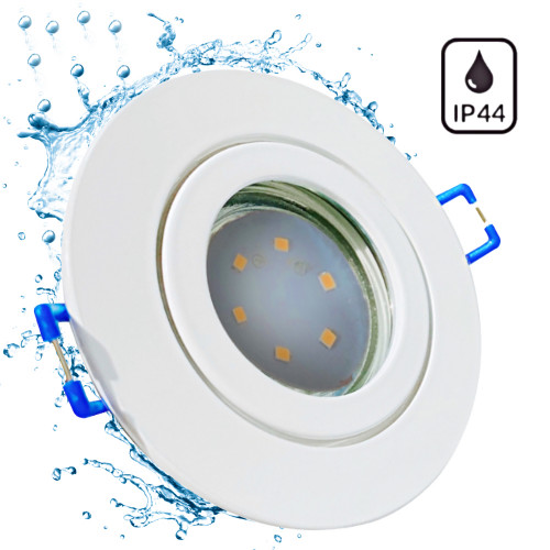 Step Dimmbar | 5W SMD LED Bad Einbauleuchte Marina 230 Volt | IP44