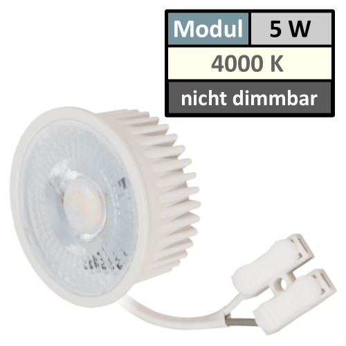 85mm IP44 MCOB LED Bad Einbauspots | 230V | 5W | Loch = 60 - 70mm | Schraubadapter