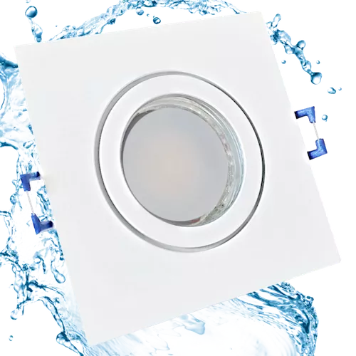 IP44 | SMD LED Einbauleuchten Marin | 9Watt | 230Volt | Quadratisch