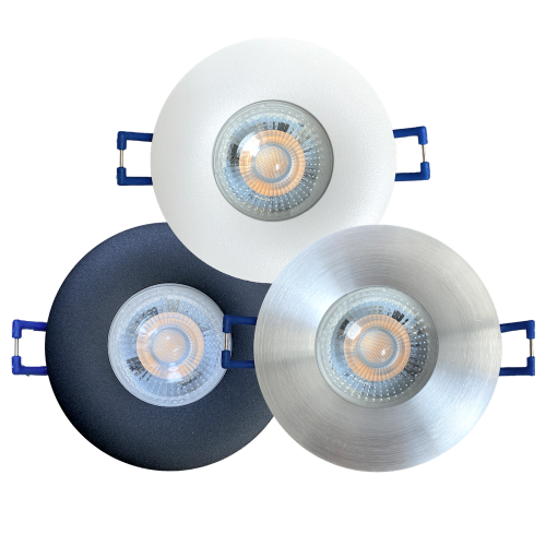 85mm IP44 MCOB LED Bad Einbauspots | 230V | 5W | Loch = 60 - 70mm | STEP-DIMMBAR