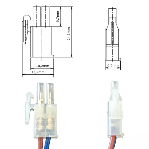 4er Set | Flache LED Möbel Einbauspots New Lina | 12V | 2W | LED Trafo | 72mm