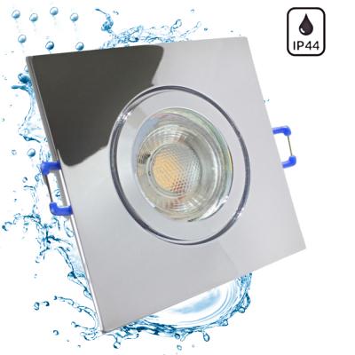12Volt Bad Einbaustrahler Marin / IP44 / 5W / MCOB LED / Eckig / inklusive LED Treiber