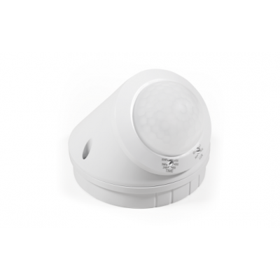 IR BEWEGUNGSMELDER , 360°, MAX. 800W, WEISS, LED GEEIGNET, IP65