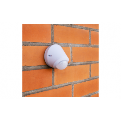 IR BEWEGUNGSMELDER , 360°, MAX. 800W, WEISS, LED GEEIGNET, IP65