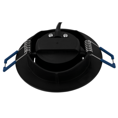 LED Einbauleuchte - 230V - 4.5W - 450Lumen - Schwarz - Ø=90x25mm