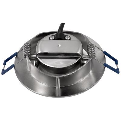 LED Einbauleuchte - 230V - 4.5W - 450Lumen - Silber - Ø=90x25mm