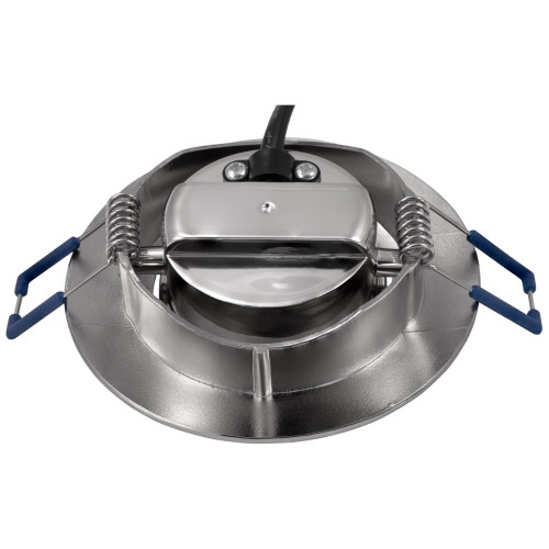 LED Einbauleuchte - 230V - 4.5W - Silber - Step dimmbar - Ø=90x25mm