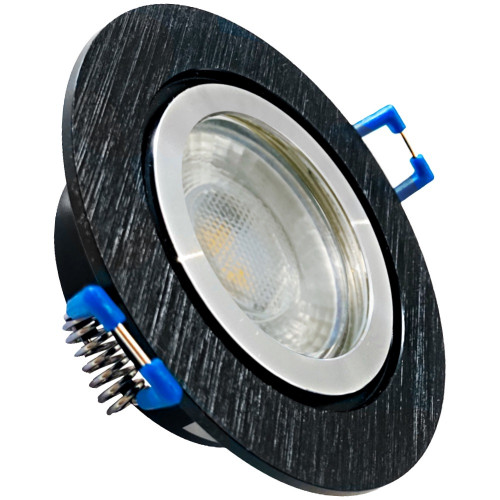 5er Set = 12Volt Bad Einbaustrahler Marina | IP44 | 5W | MCOB LED | inklusive LED Trafo 30Watt