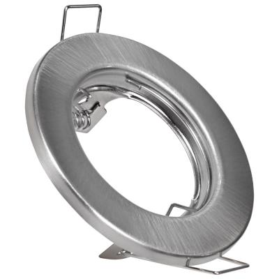 LED Einbaustrahler Tom | Flach | 230V | 7W | ET-28mm | Edelstahl gebürstet | DIMMBAR