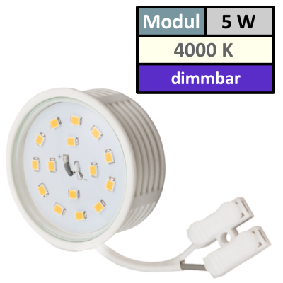 85mm IP44 LED Bad Einbauspots | 230V | 5W | Loch = 60 - 70mm | DIMMBAR
