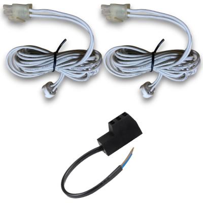 2er Set = 12Volt Bad Einbaustrahler Marin | IP44 | 3W | MCOB LED | inklusive LED Trafo 12Watt