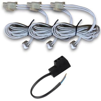 3er Set = 12Volt Bad Einbaustrahler Marin | IP44 | 3W | MCOB LED | inklusive LED Trafo 12Watt