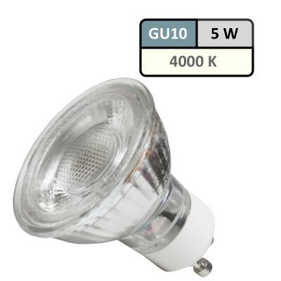MCOB LED Einbaustrahler Tom / 230V / 5Watt / Eckig / Silber / Weiss