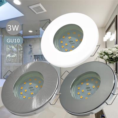 IP65 | SMD LED Einbauleuchten Aqua65 | 3Watt | 230Volt | Rund