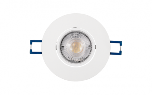 LED Einbauleuchte - 230V - 4.5W - Weiss - Step dimmbar - Ø=90x25mm