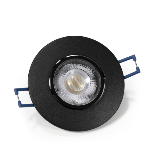 LED Einbauleuchte - 230V - 4.5W - Schwarz - CCT 3000-4000-6000k