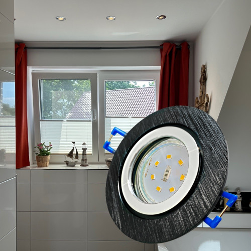 12Volt SMD LED Bad Einbaustrahler Marina | IP44 | 3 Watt | LED Trafo dabei