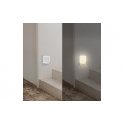 LED-NACHTLICHT MIT DÄMMERUNGSSENSOR, QUADRATISCH, 3014 LED X4