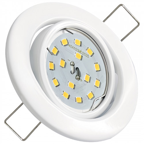 12Volt LED Einbaustrahler Tomas | 5Watt | Gu5.3 Sockel | MR16 Fassung | Mit LED Transformator