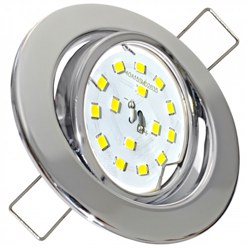 12Volt LED Einbaustrahler Tomas | 5Watt | Gu5.3 Sockel | MR16 Fassung | Mit LED Transformator
