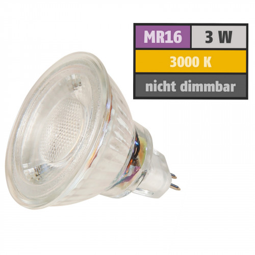 12Volt Bad Einbaustrahler IP44 - 3W - Schraubadapter - LED Trafo dabei
