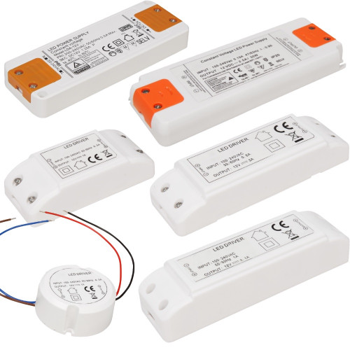 12Volt Bad Einbaustrahler IP44 - 5W - Schraubadapter - LED Trafo dabei