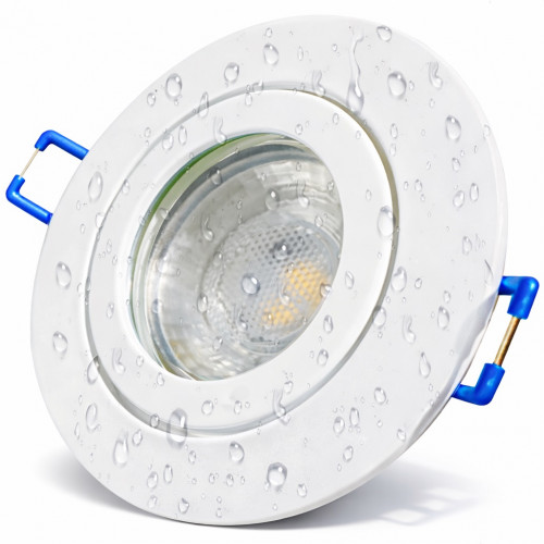 12Volt Bad Einbaustrahler Marina / IP44 / 3W / MCOB LED / Rund / inklusive LED Trafo