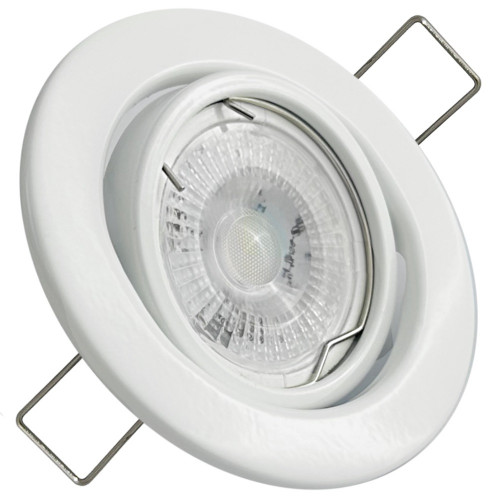 12Volt MCOB LED Einbaustrahler Tomas | 5Watt | Gu5.3 Sockel | MR16 Fassung | Mit LED Trafo