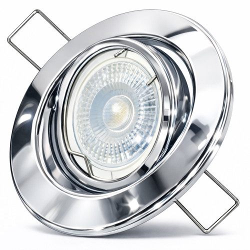 230Volt / Decken- Einbauspot Tomas / 7Watt / LED Leuchtmittel / Gu10 / Stufenlos DIMMBAR