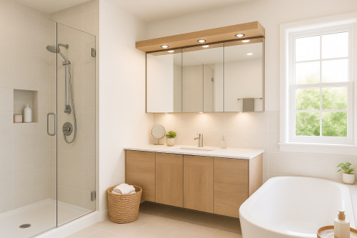 3er Set | Flache LED Möbel Einbauspots New Lina | 12V | 2W | LED Trafo | 72mm