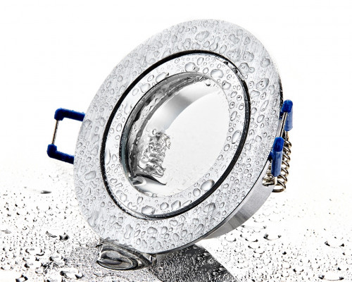3W LED Bad Einbaustrahler Marina | 12V | IP44 | Rund | Klares Schutzglas | Ohne Transformator