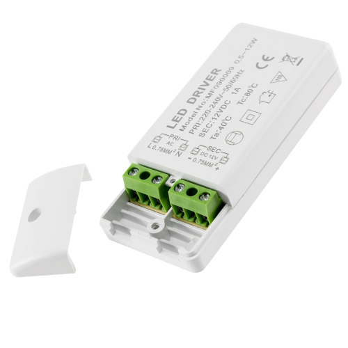 4 Stück Flache LED Möbel-Einbaustrahler Mila 12V - 2,4W - LED Trafo - 230V Zuleitung mit Schnurschalter