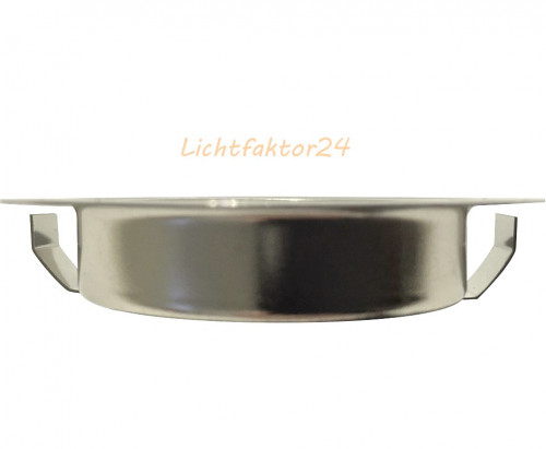 5er Set / Flache LED Einbauspots Lina / 12Volt / 3W / Kabelbaum / Stecker/ Verteilerleiste / LED Trafo / 230V Netzkabel für schaltbare Steckdosen