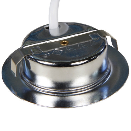 5er Set | Flache LED Möbel Einbauspots New Lina | 12V | 2W | LED Trafo | 72mm